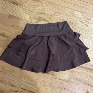 Brown Layered Aerie Athletic Skirt